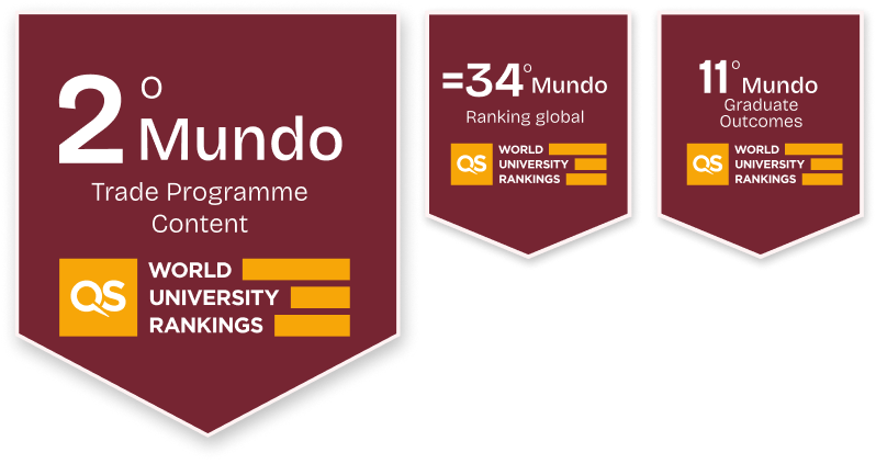 2 mundo Trade programme content. 34 mundo Ranking global. 11 mundo Graduate outcomes