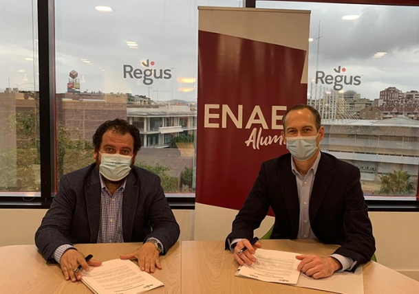 Nuevas ventajas para los asociados a ENAE Alumni gracias al convenio firmado con Regus