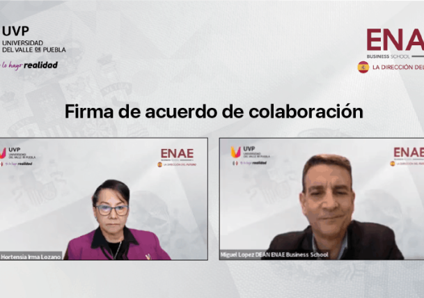 La Universidad del Valle de Puebla y ENAE firman un acuerdo de colaboración para impartir formación en gestión de riesgos