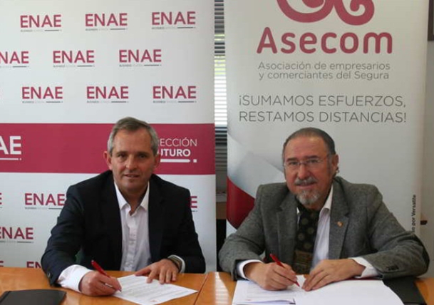 ENAE Business School y la Asociación de Empresarios y Comerciantes del Segura ASECOM estrechan lazos de colaboración