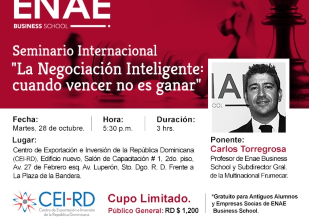 Seminario Internacional: "La Negociación Inteligente: cuando vencer no es ganar"