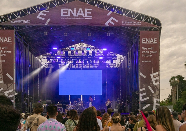 ENAE Business School brilla en el WARM UP con uno de los escenarios más populares 
